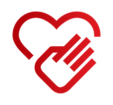 hand over heart icon