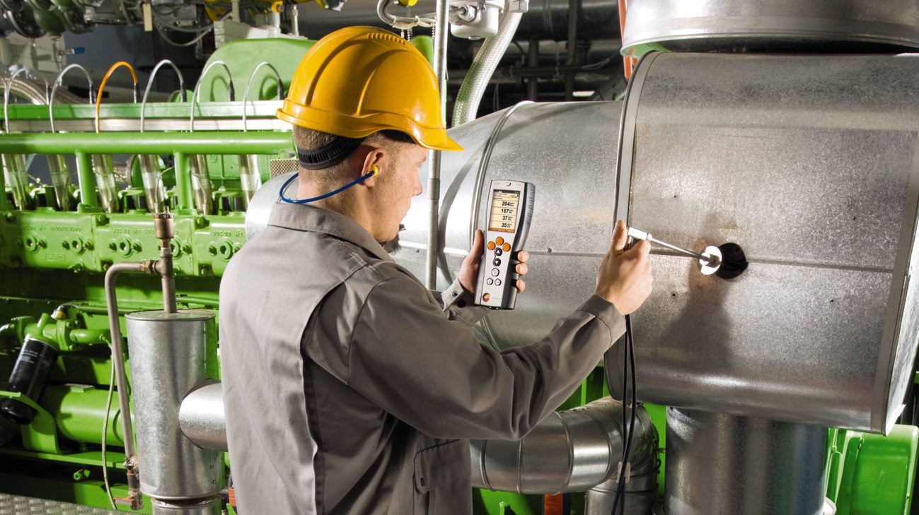 Flue Gas Analyser Test Equipment for Industrial Gas (Type B) Appliances - Testo 350